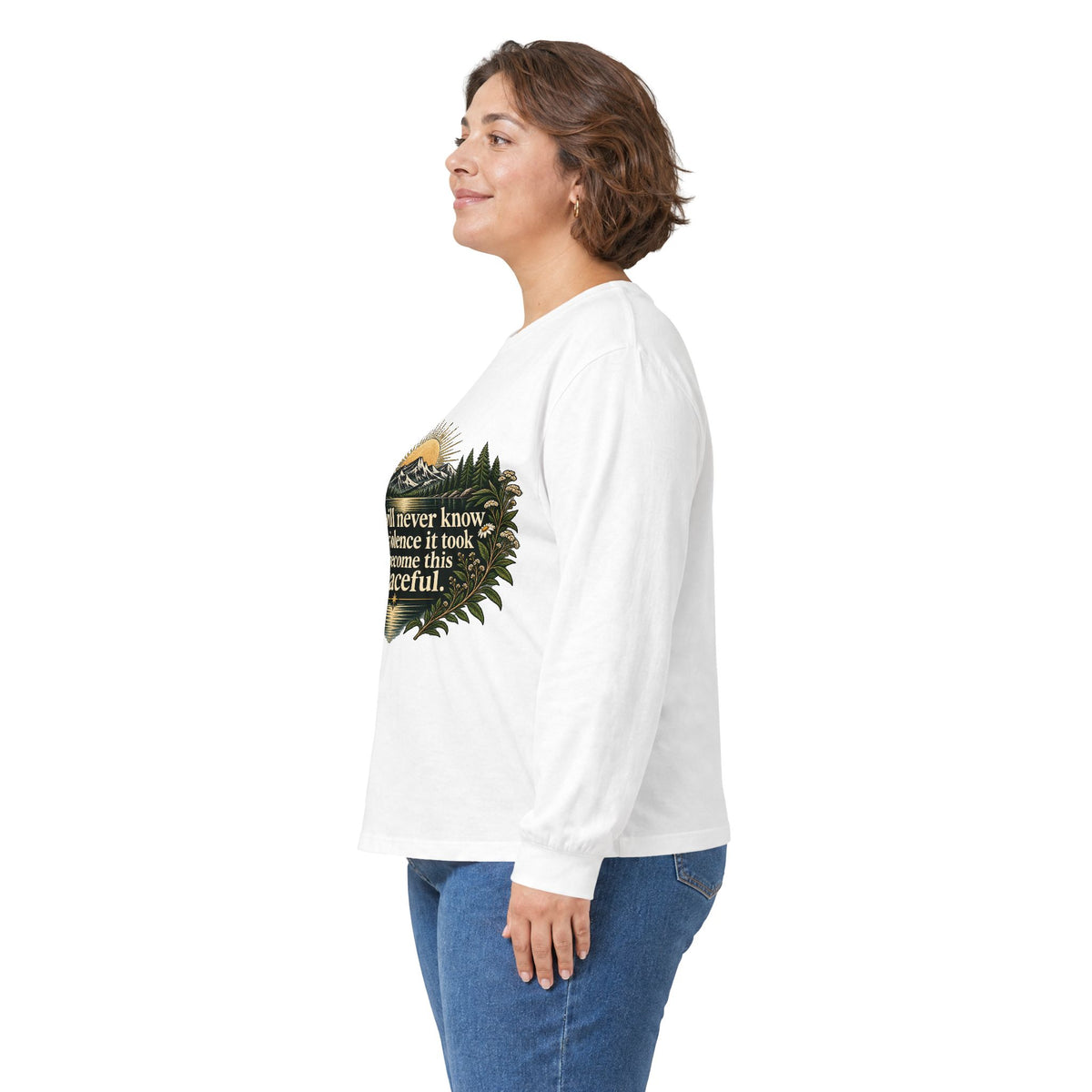 You Will Never Know The Violence It Took To Become This Peaceful - Unisex Ultra Cotton Long Sleeve Tee