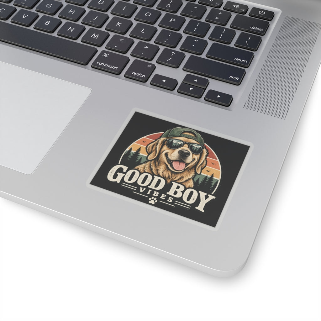 Good Boy Vibes - Kiss-Cut Sticker