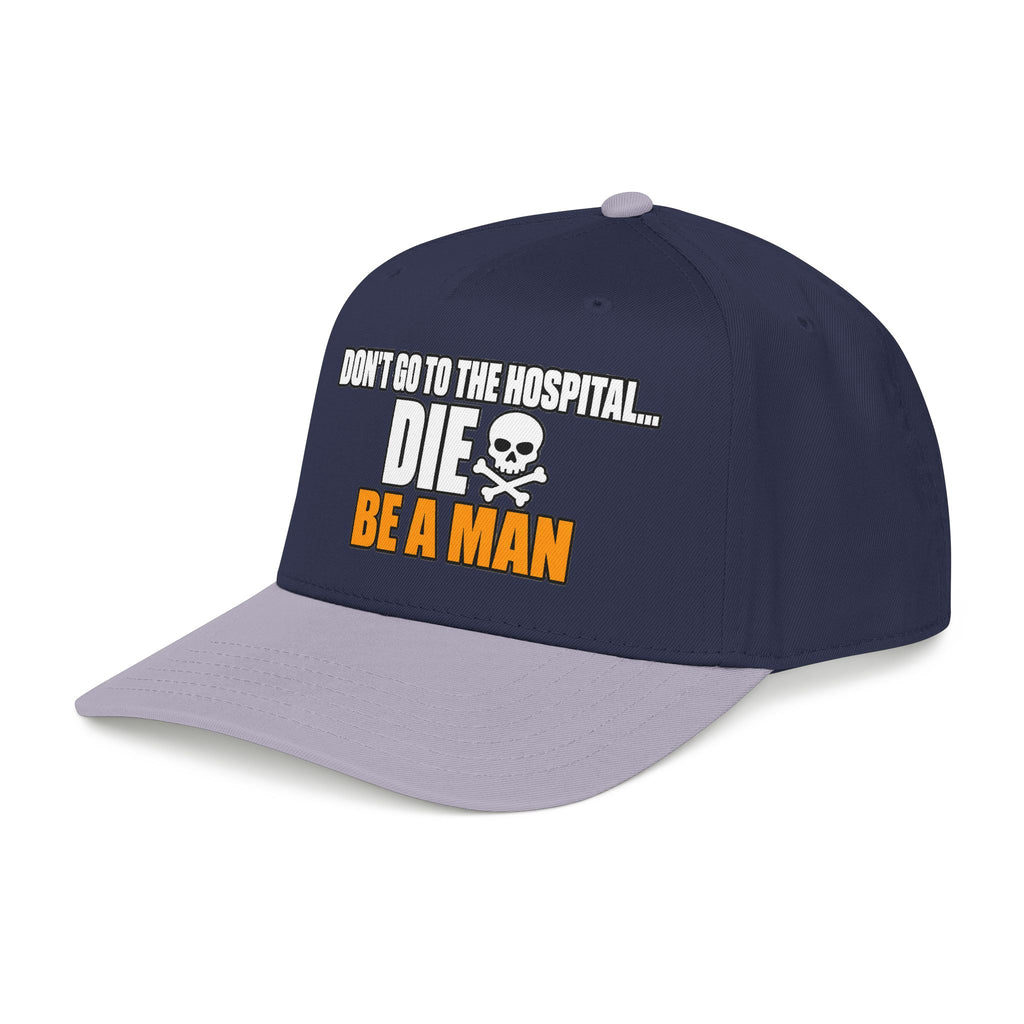 Dont Go to the Hospital - White Outlined - OTTO Baseball Hat