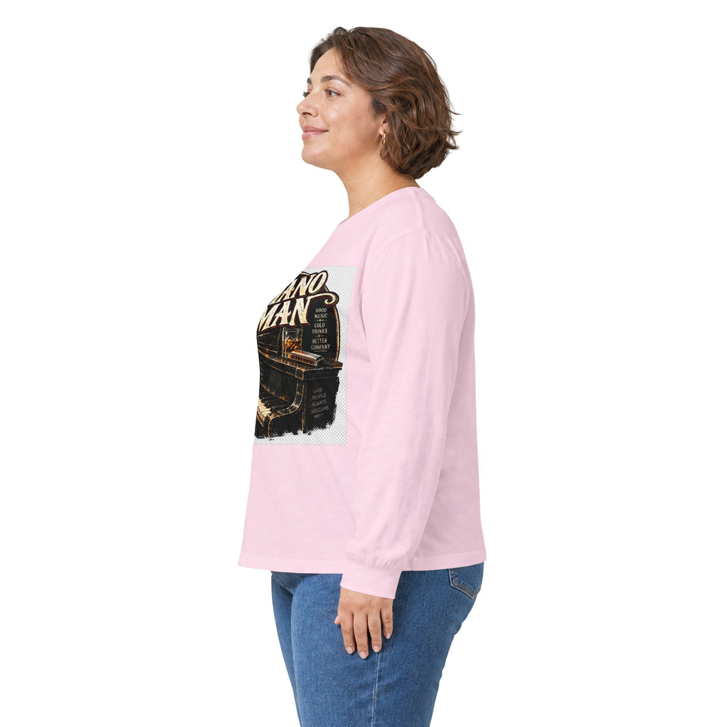 Piano Man Retro Bar - Unisex Ultra Cotton Long Sleeve Tee