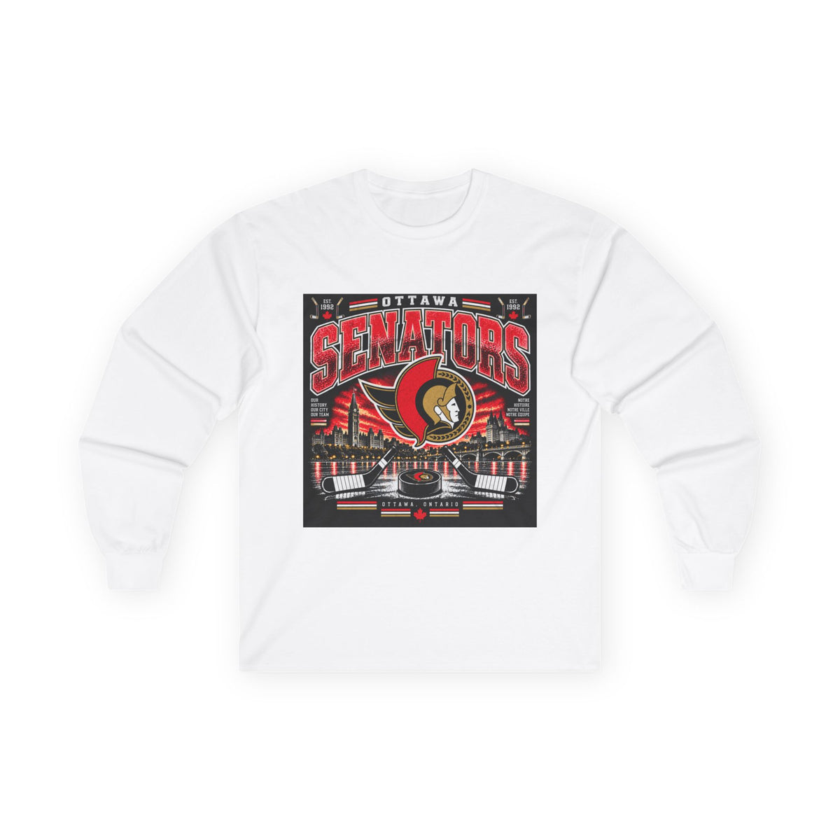 Ottawa Senators Est 1992 - Unisex Ultra Cotton Long Sleeve Tee