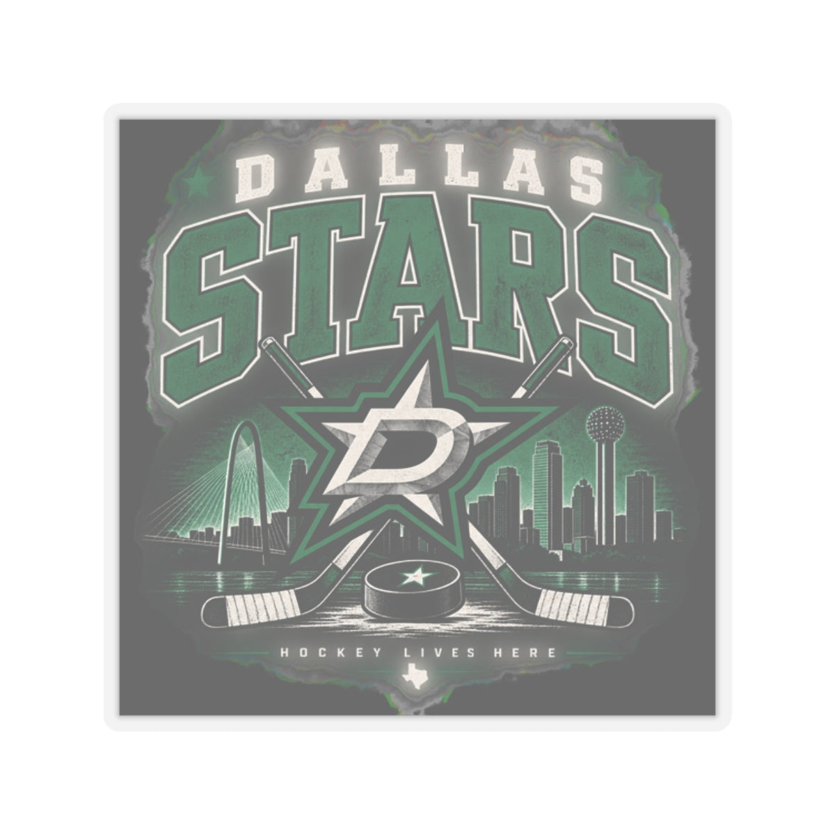 Dallas Stars - Kiss-Cut Sticker