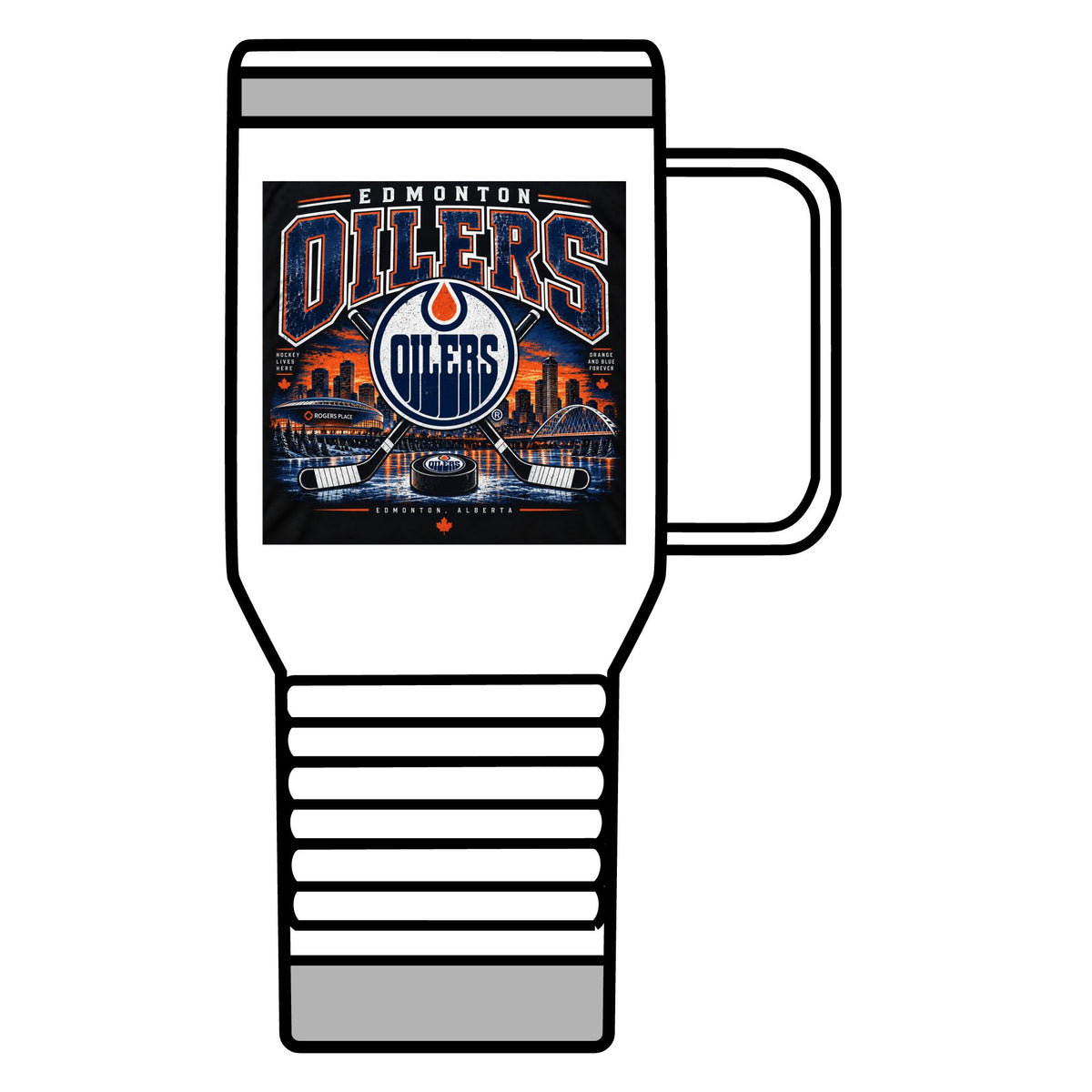 Edmonton Oilers Hockey Pride - 20oz Insulated Mug