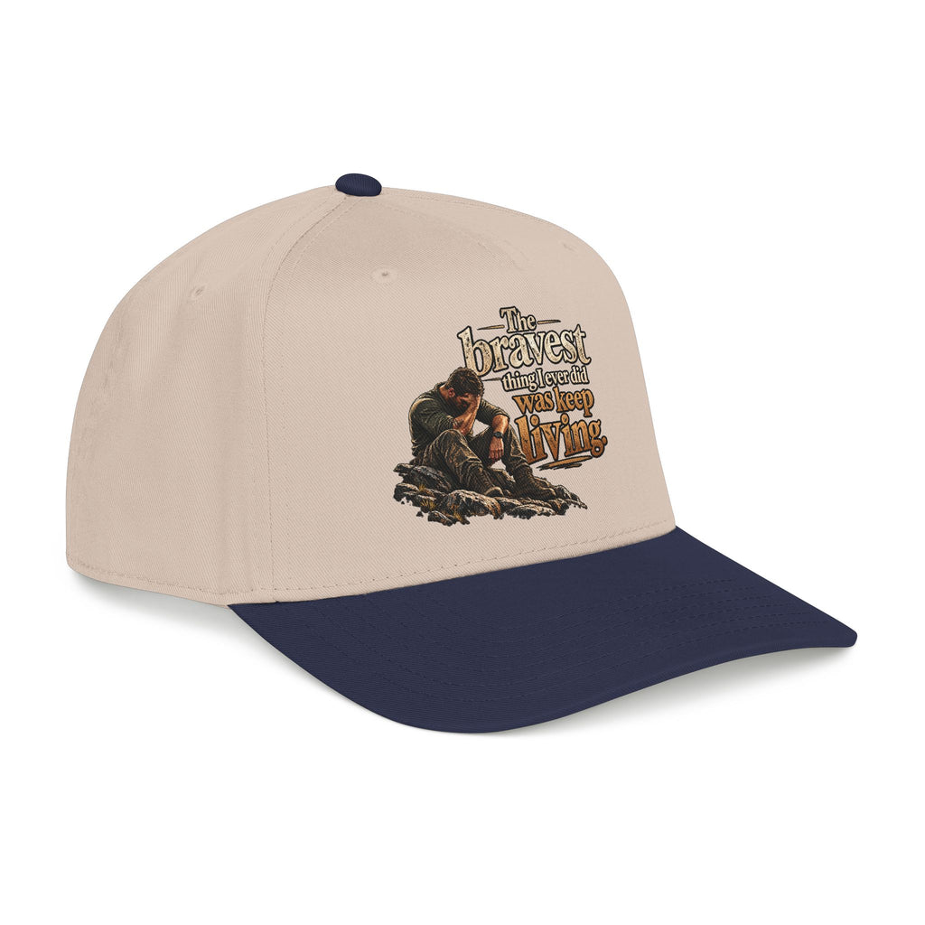 The Bravest Thing I Ever Did Was Keep Living - OTTO Baseball Hat