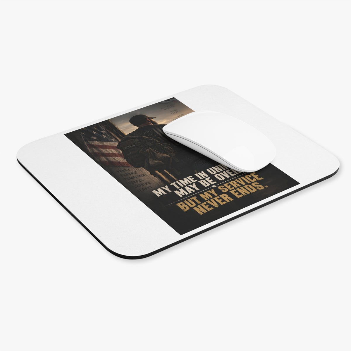 Service Never Ends - Mouse Pad
