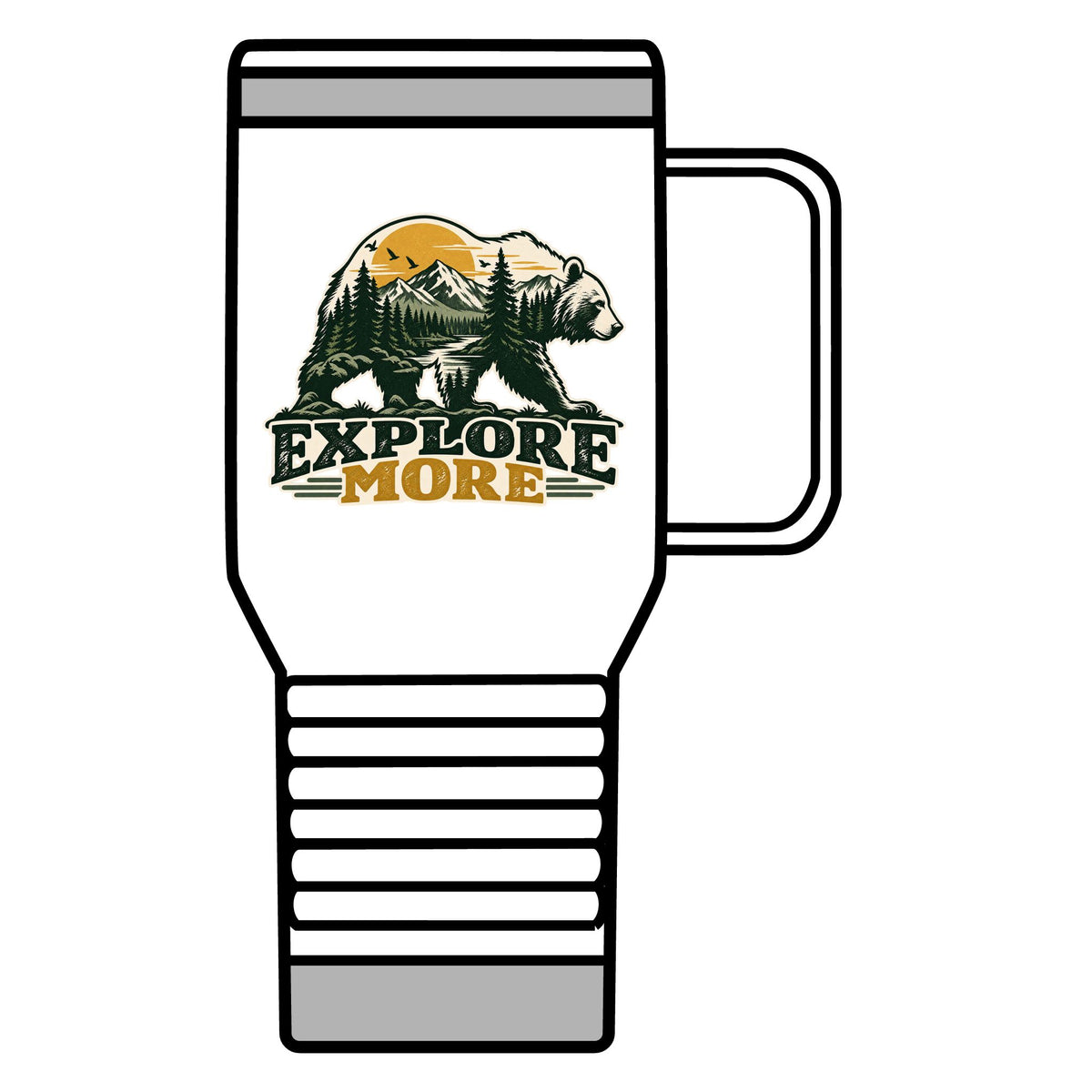 Explore More Bear - 20oz Insulated Mug