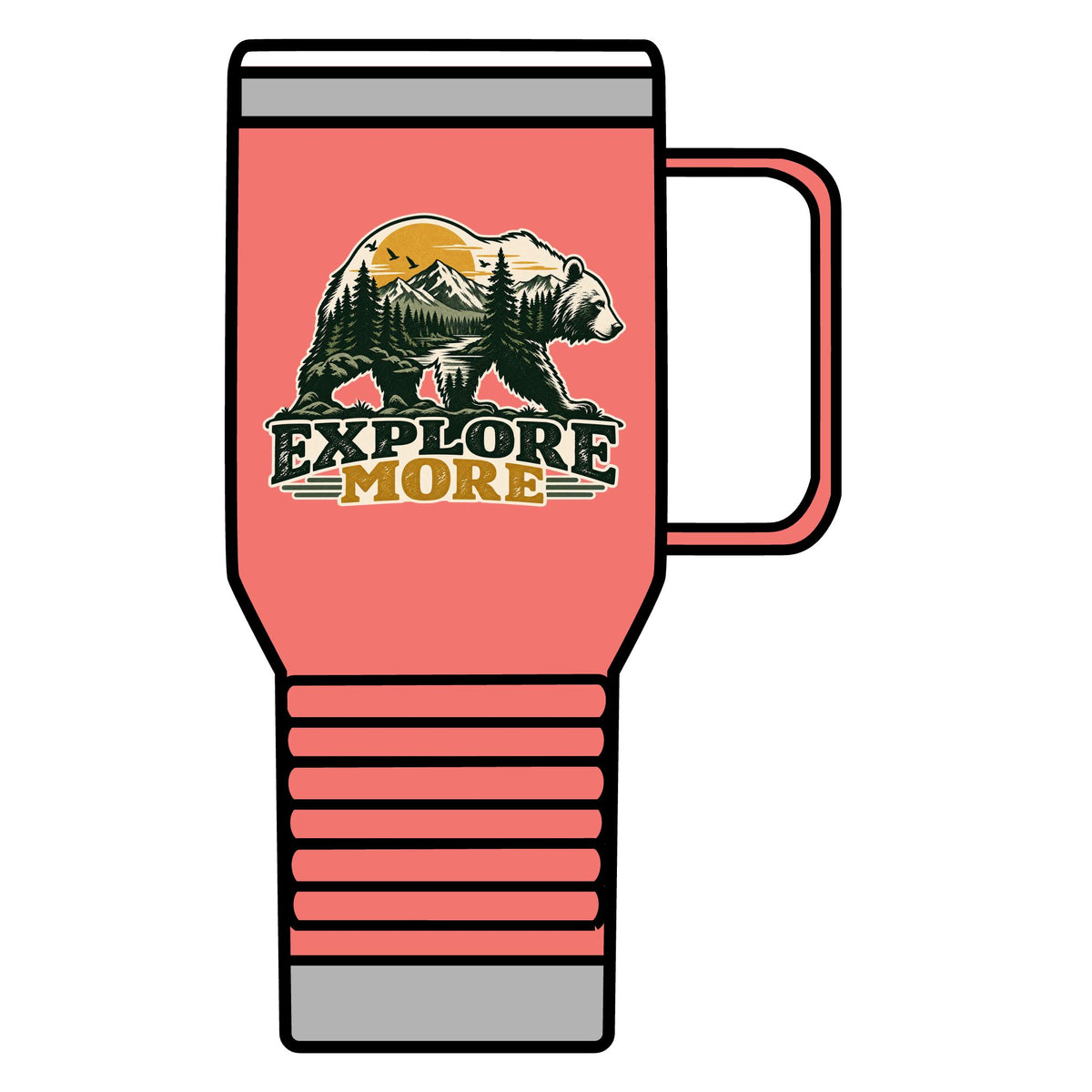 Explore More Bear - 20oz Insulated Mug