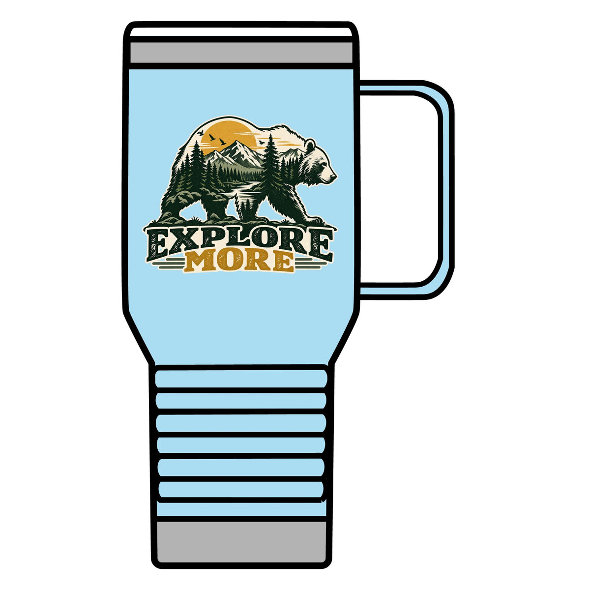 Explore More Bear - 20oz Insulated Mug