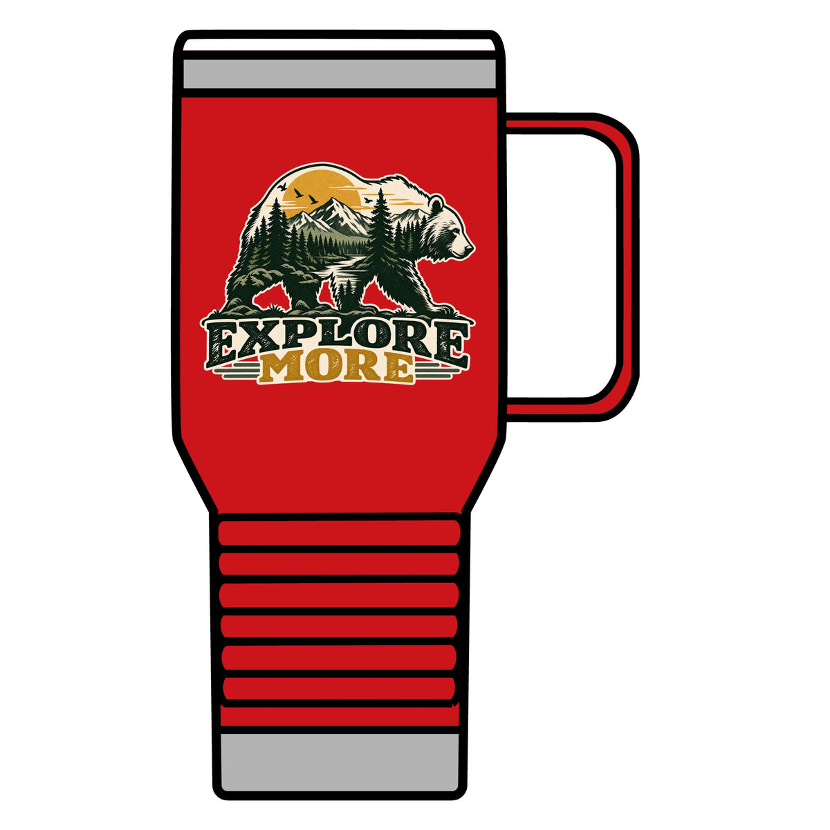 Explore More Bear - 20oz Insulated Mug