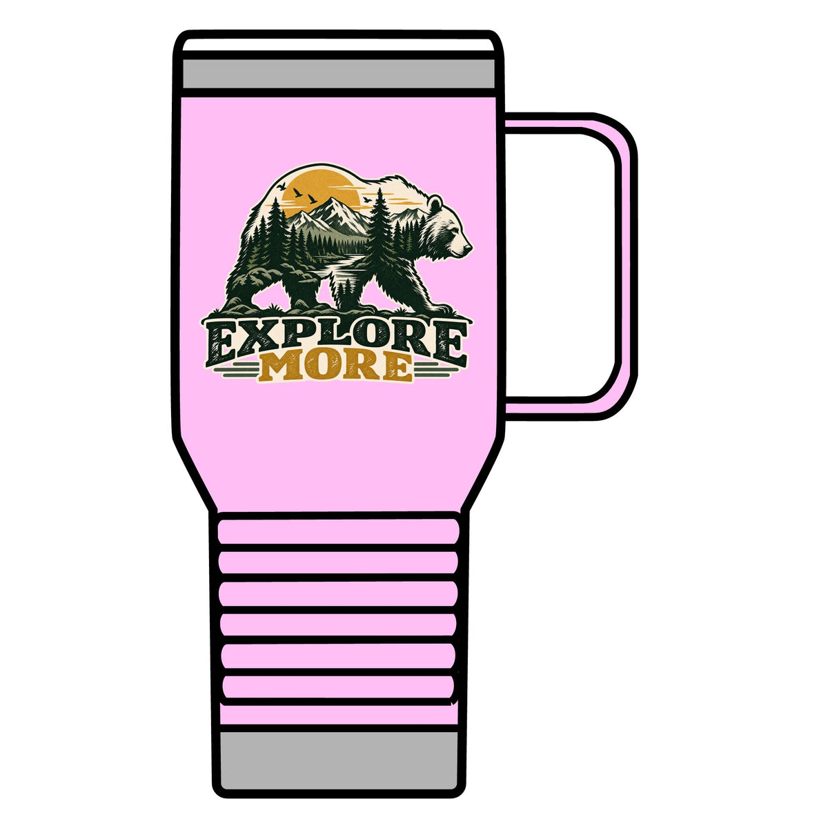 Explore More Bear - 20oz Insulated Mug