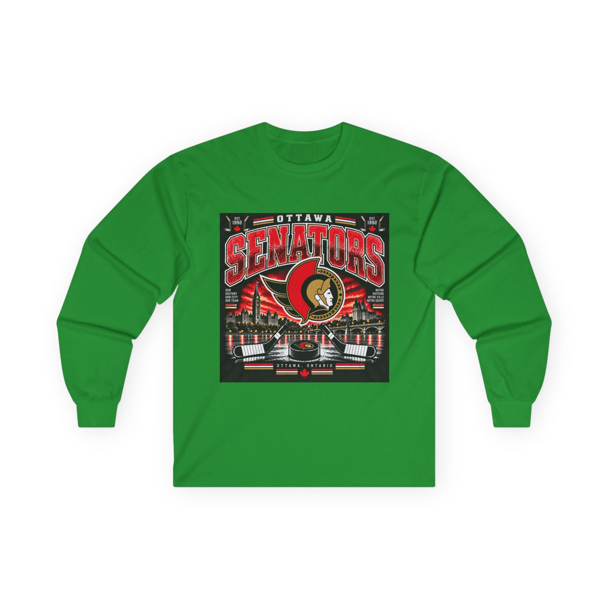 Ottawa Senators Est 1992 - Unisex Ultra Cotton Long Sleeve Tee