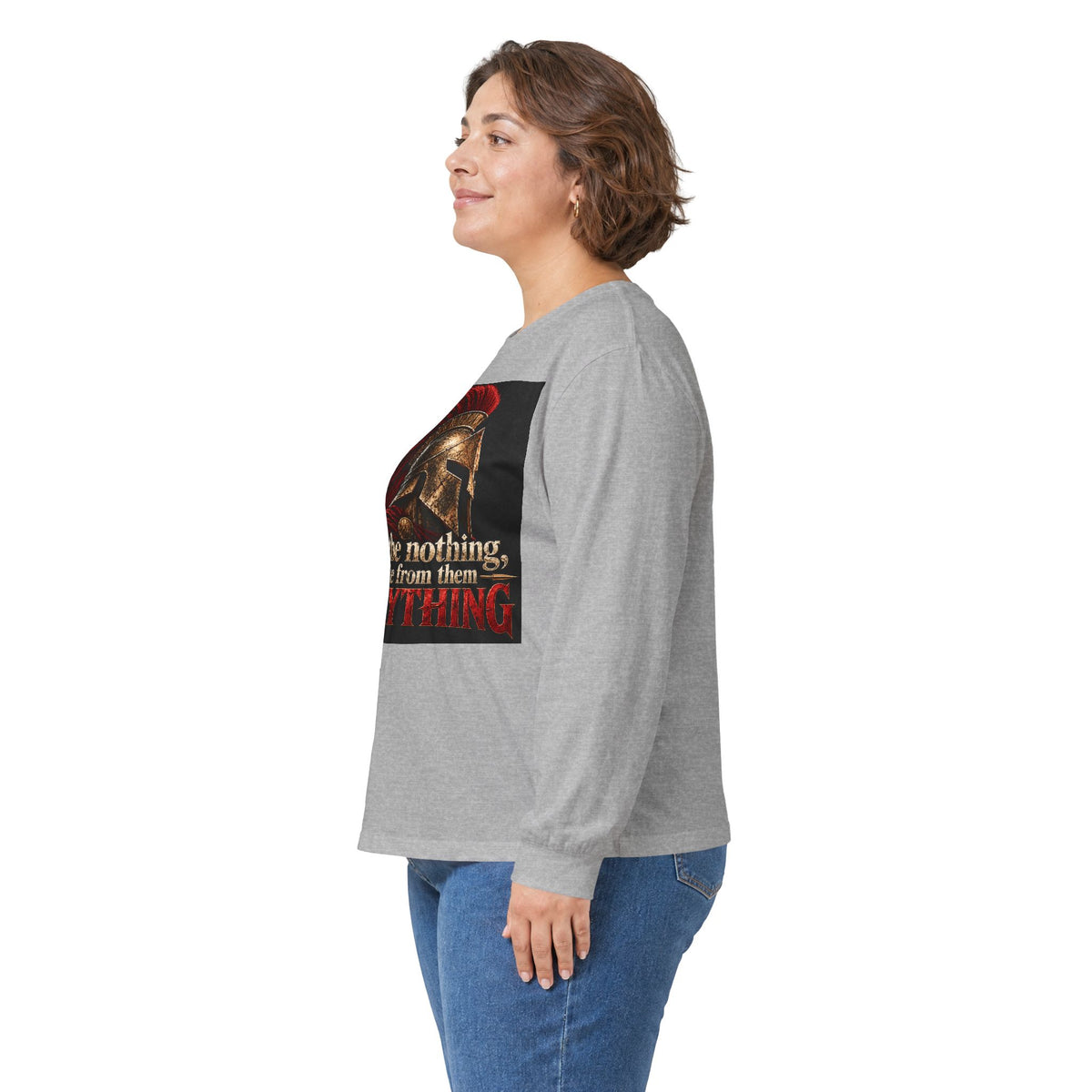 Spartan Helmet - Take Everything - Unisex Ultra Cotton Long Sleeve Tee