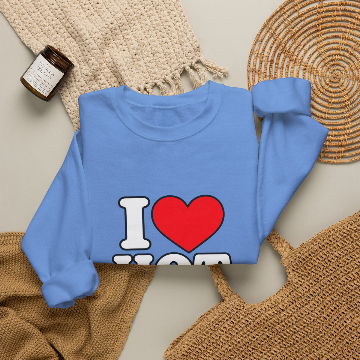 I Love Hot Dads - Crewneck Sweatshirt