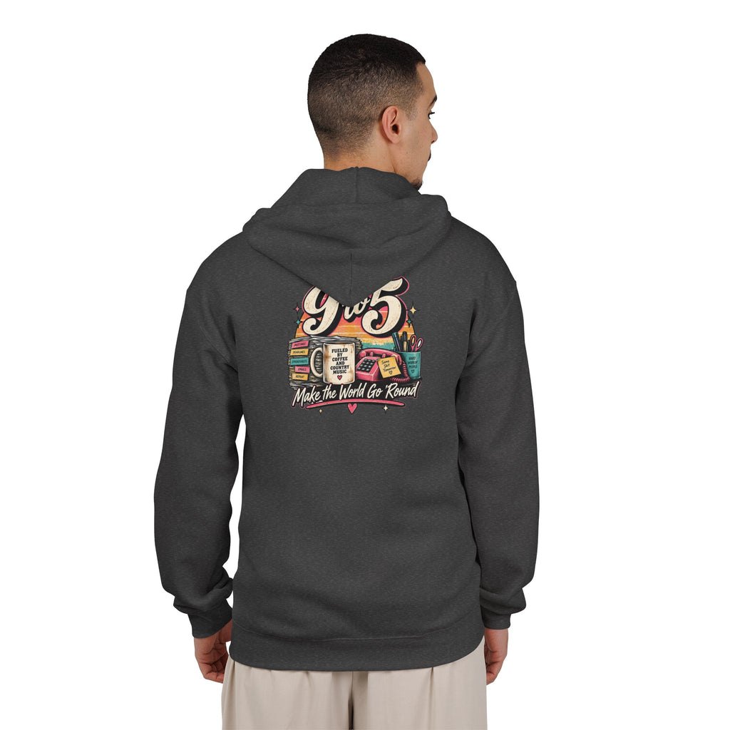 9to5 Make the World Go Round - Full-Zip Hooded Sweatshirt