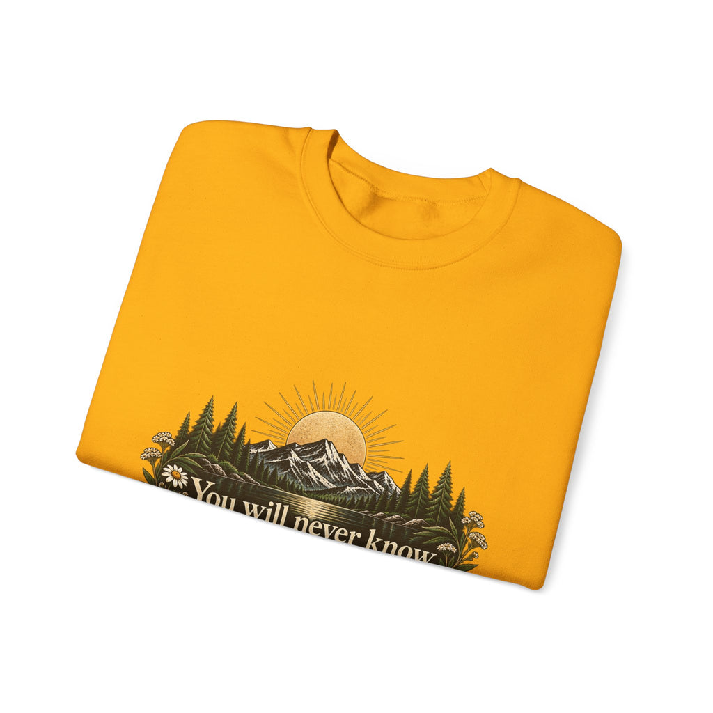 You Will Never Know The Violence It Took To Become This Peaceful - Crewneck Sweatshirt