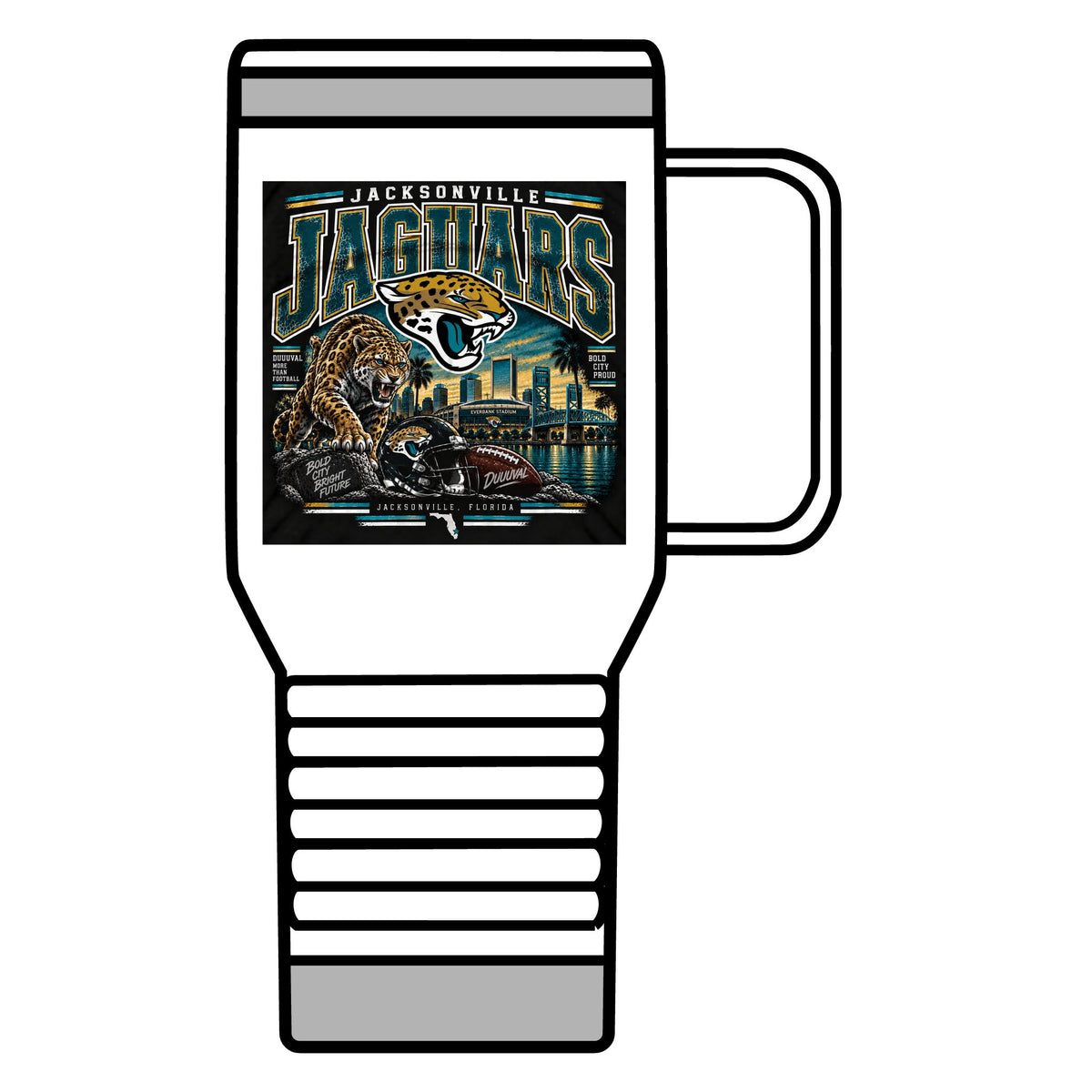 Jacksonville Jaguars Pride - 20oz Insulated Mug