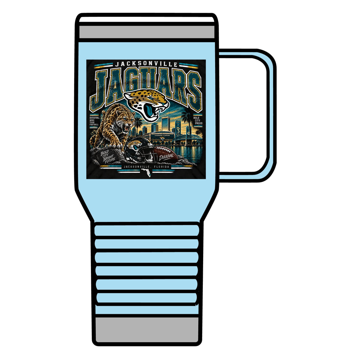 Jacksonville Jaguars Pride - 20oz Insulated Mug