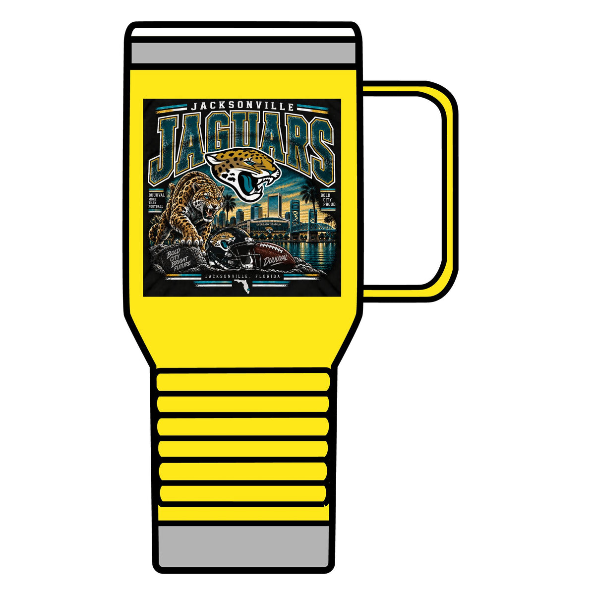 Jacksonville Jaguars Pride - 20oz Insulated Mug