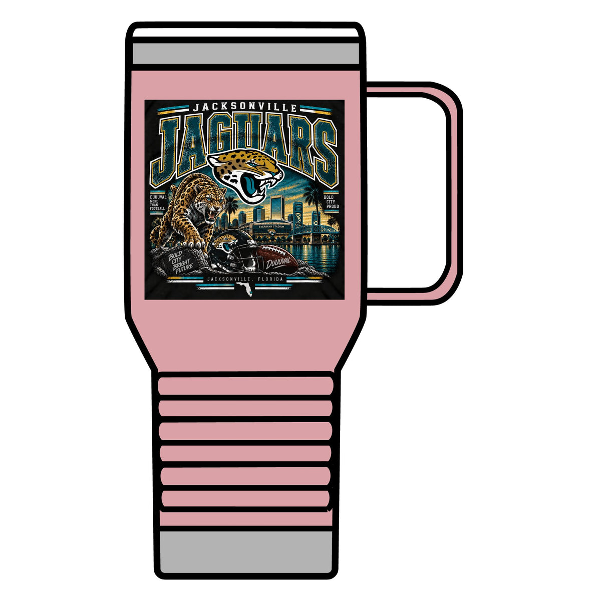 Jacksonville Jaguars Pride - 20oz Insulated Mug