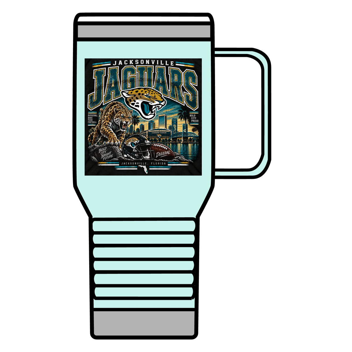 Jacksonville Jaguars Pride - 20oz Insulated Mug