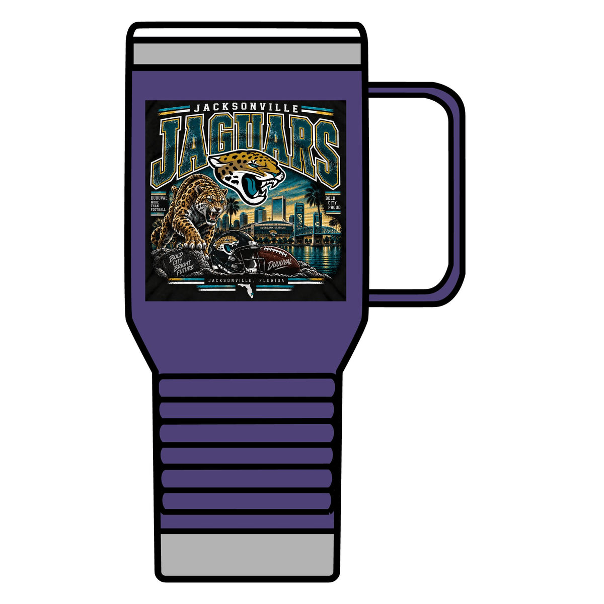 Jacksonville Jaguars Pride - 20oz Insulated Mug