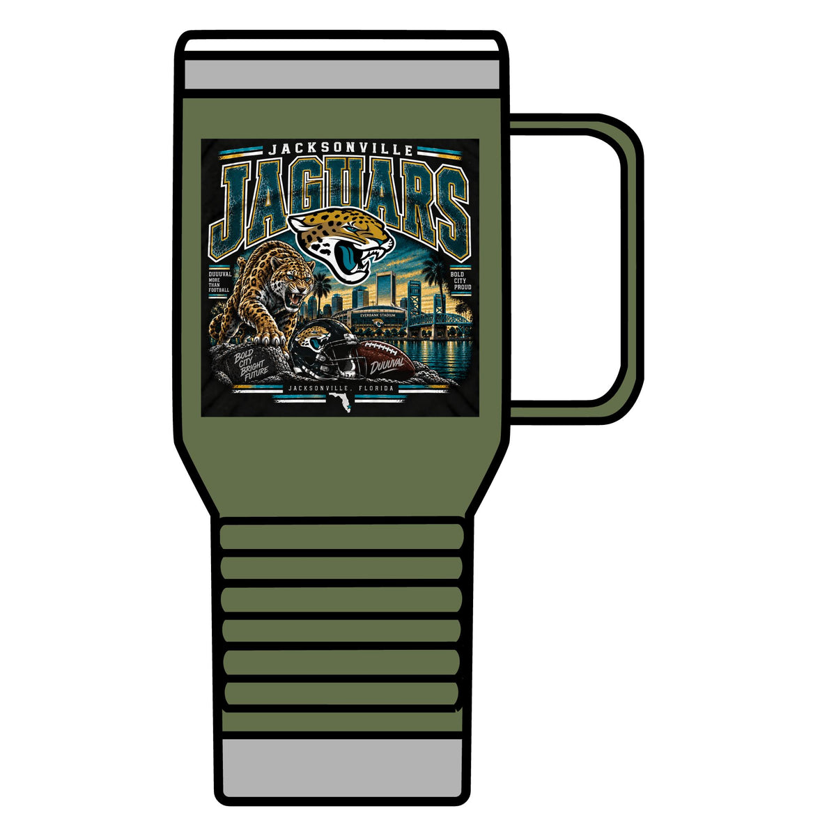 Jacksonville Jaguars Pride - 20oz Insulated Mug