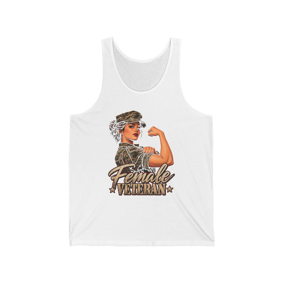 Female Veteran Pride - Athletic Tank