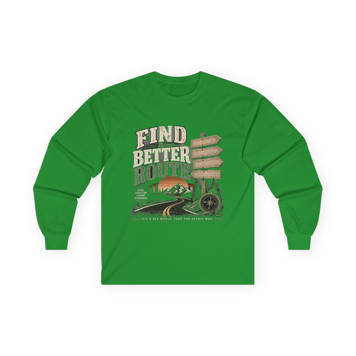 Find A Better Route - Unisex Ultra Cotton Long Sleeve Tee