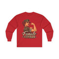 Female Veteran Pride - Unisex Ultra Cotton Long Sleeve Tee