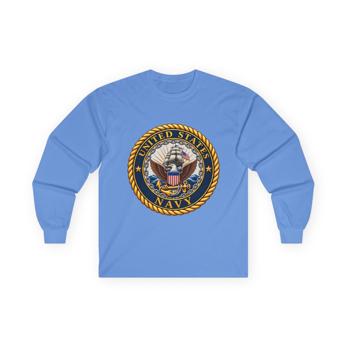 U.S. Navy Emblem - Unisex Ultra Cotton Long Sleeve Tee