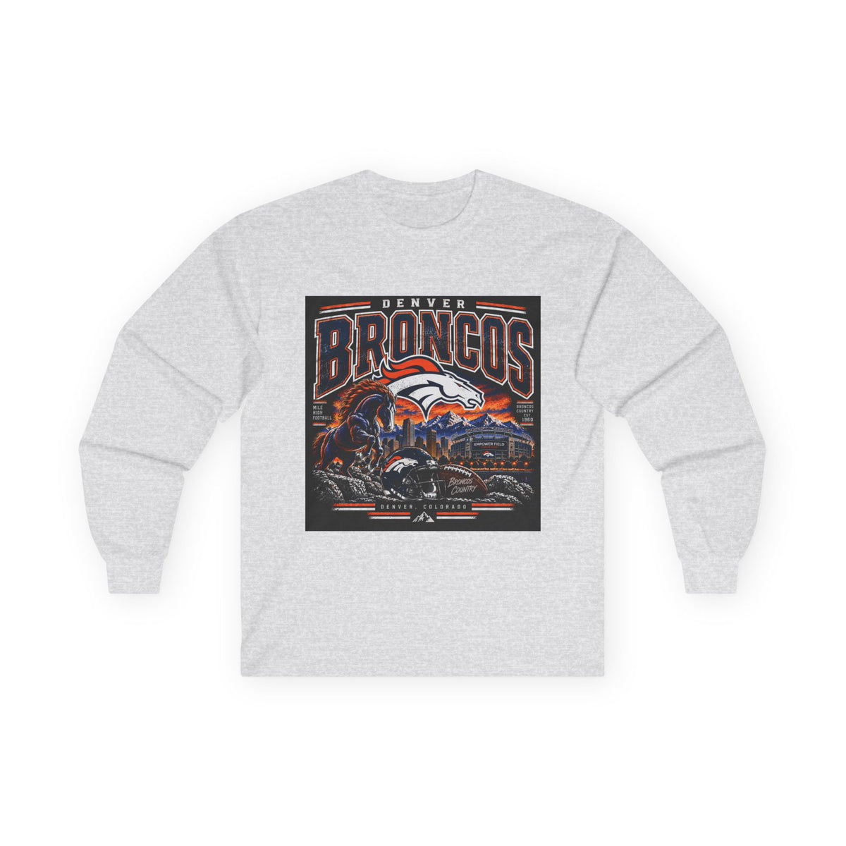 Denver Broncos Mile High Pride - Unisex Ultra Cotton Long Sleeve Tee