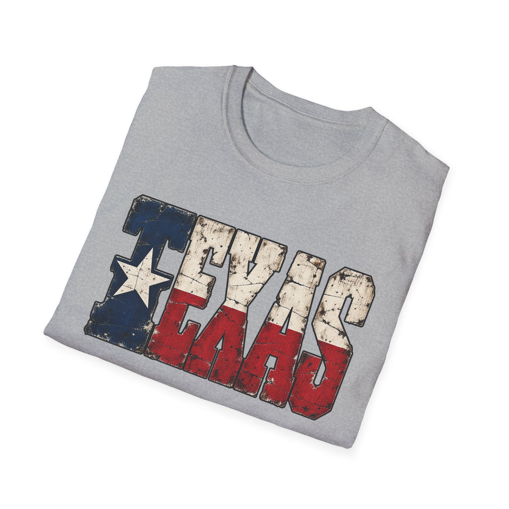 Texas Flag Block Letters - Classic Tee