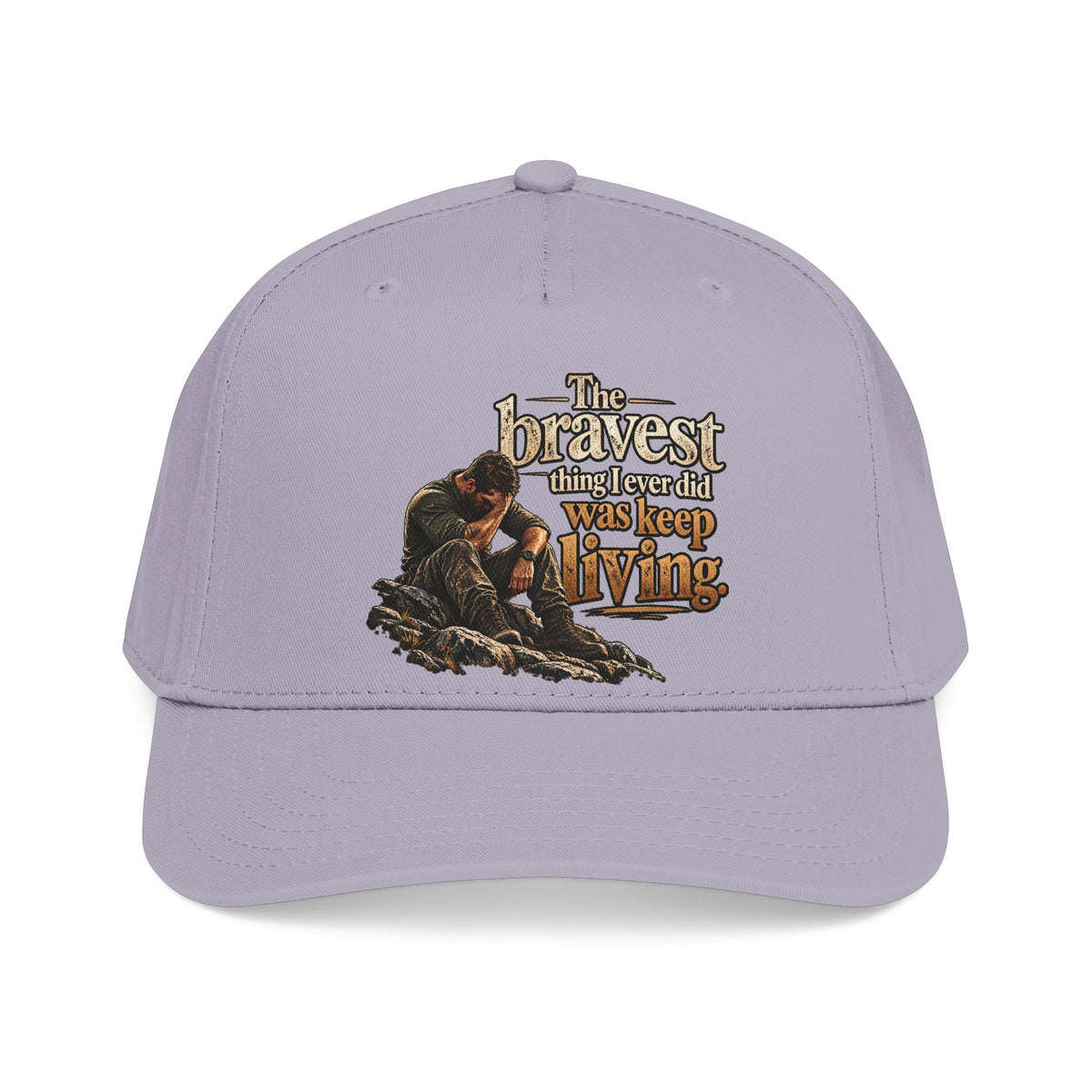 The Bravest Thing I Ever Did Was Keep Living - OTTO Baseball Hat