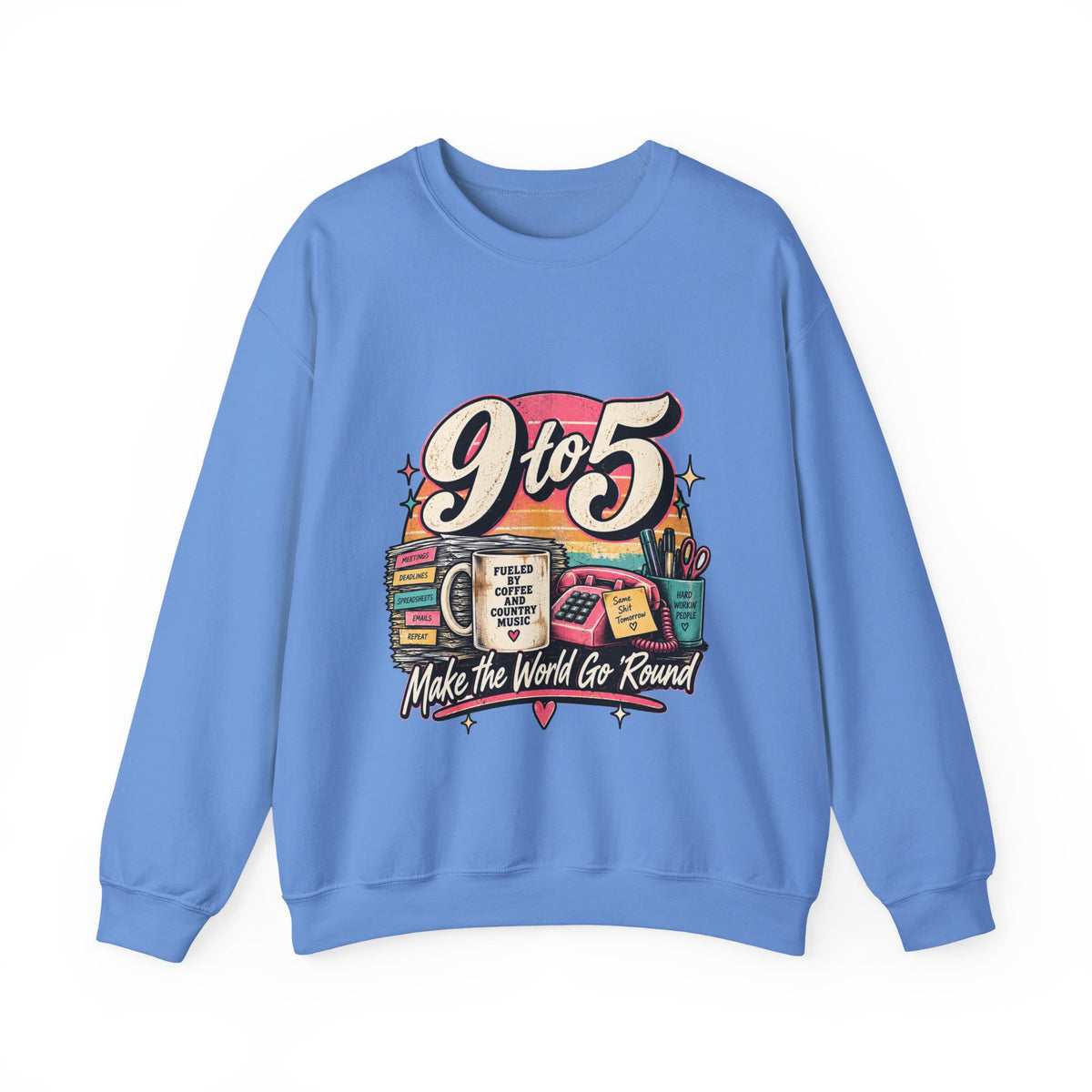 9to5 Make the World Go Round - Crewneck Sweatshirt