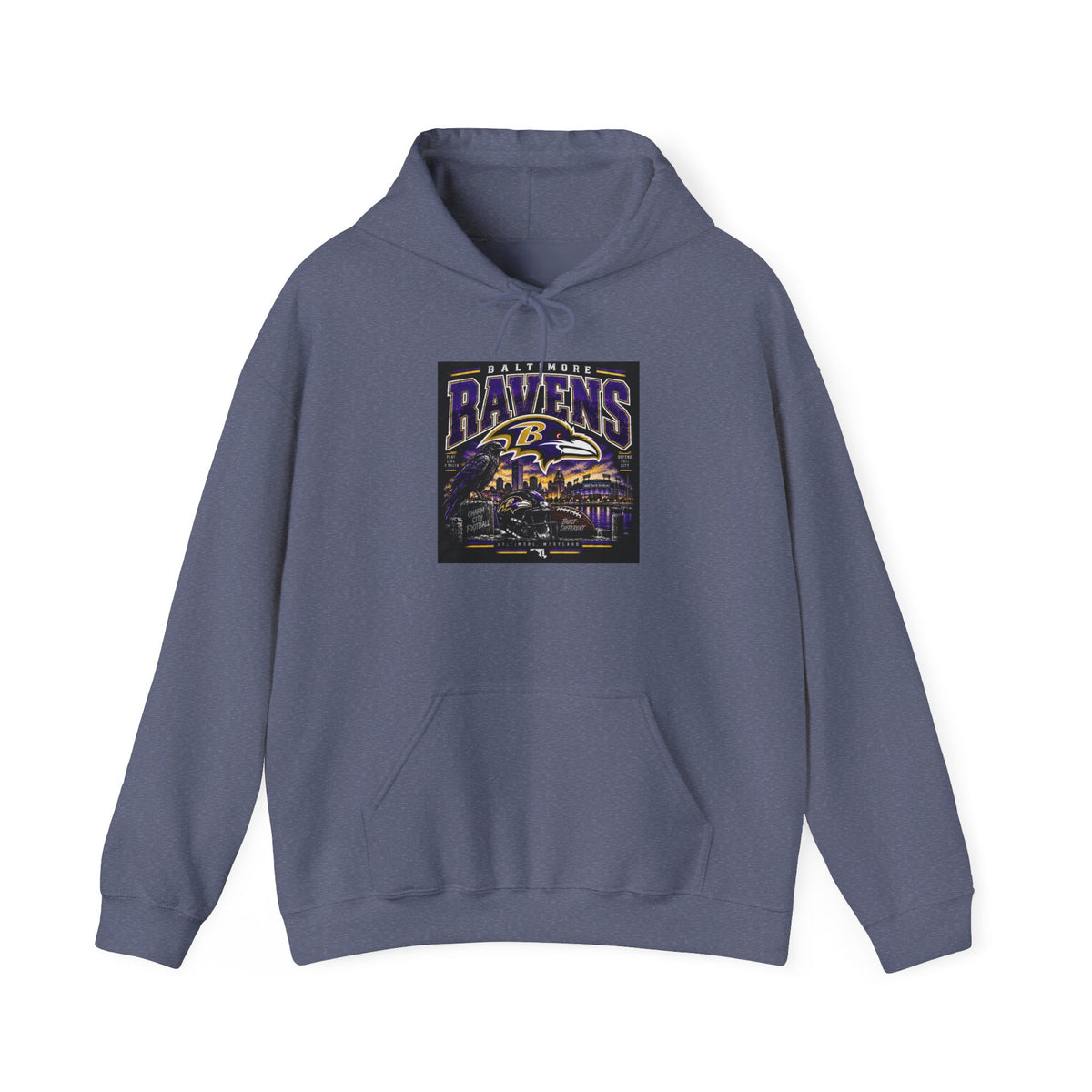 Baltimore Ravens Skyline Tee - Hoodie