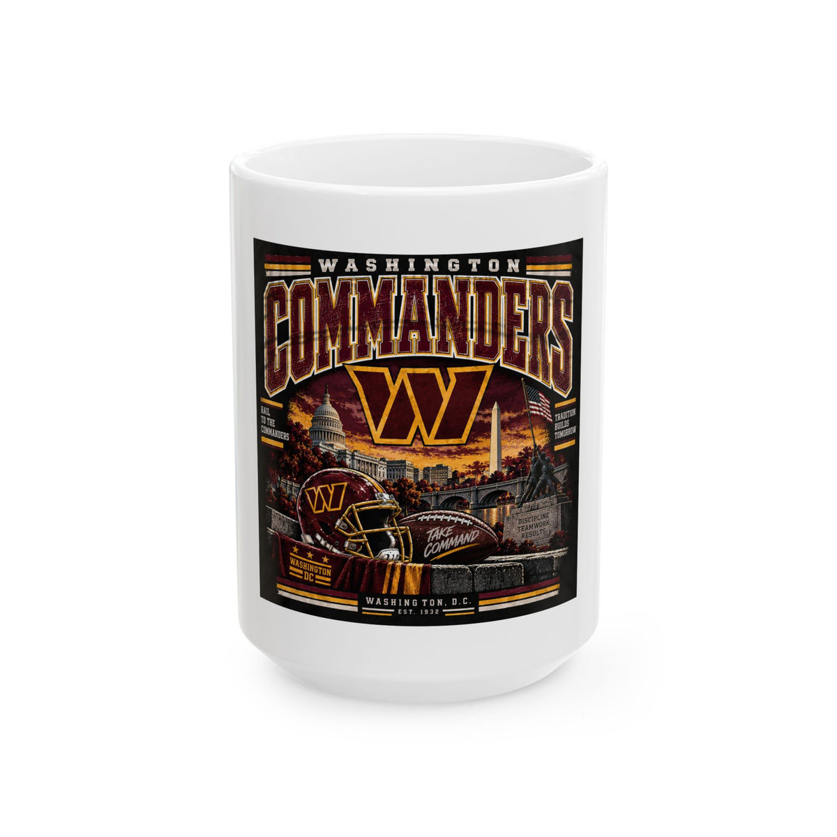 Washington Commanders Pride - Ceramic Mug 11oz and 15oz