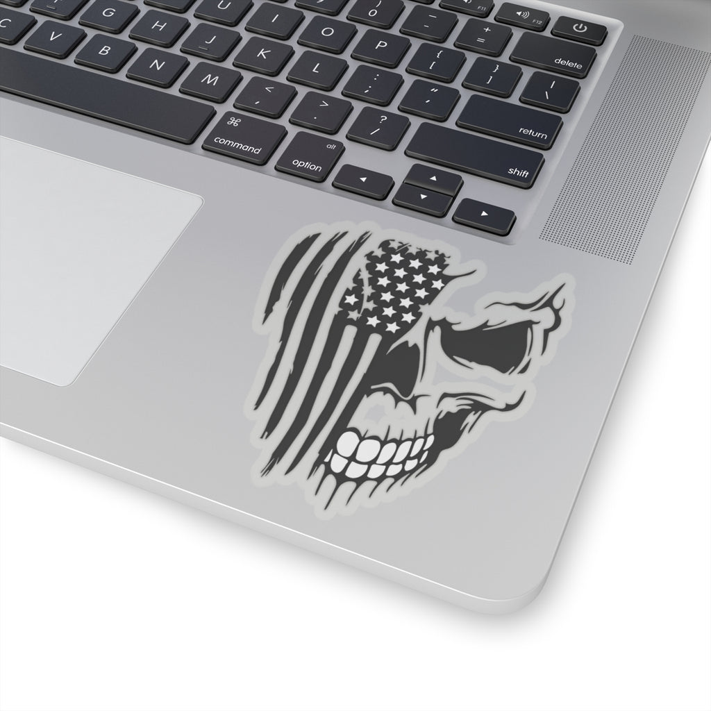 Stars, Stripes & Skulls - Kiss-Cut Sticker