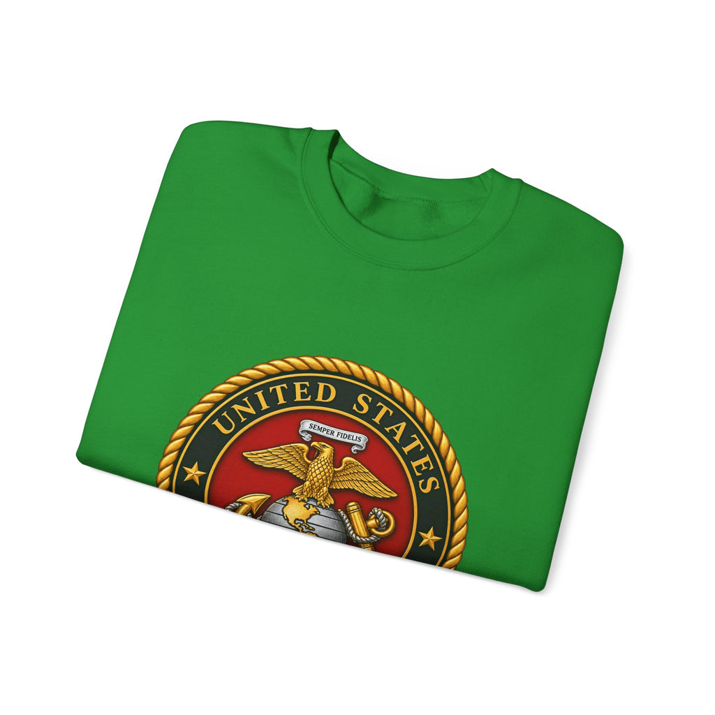 U.S. Marine Corps Emblem - Crewneck Sweatshirt