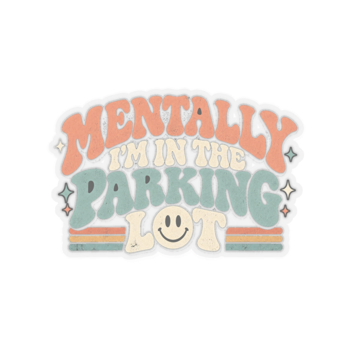 Secretly Plotting Dark Parking - Kiss-Cut Sticker