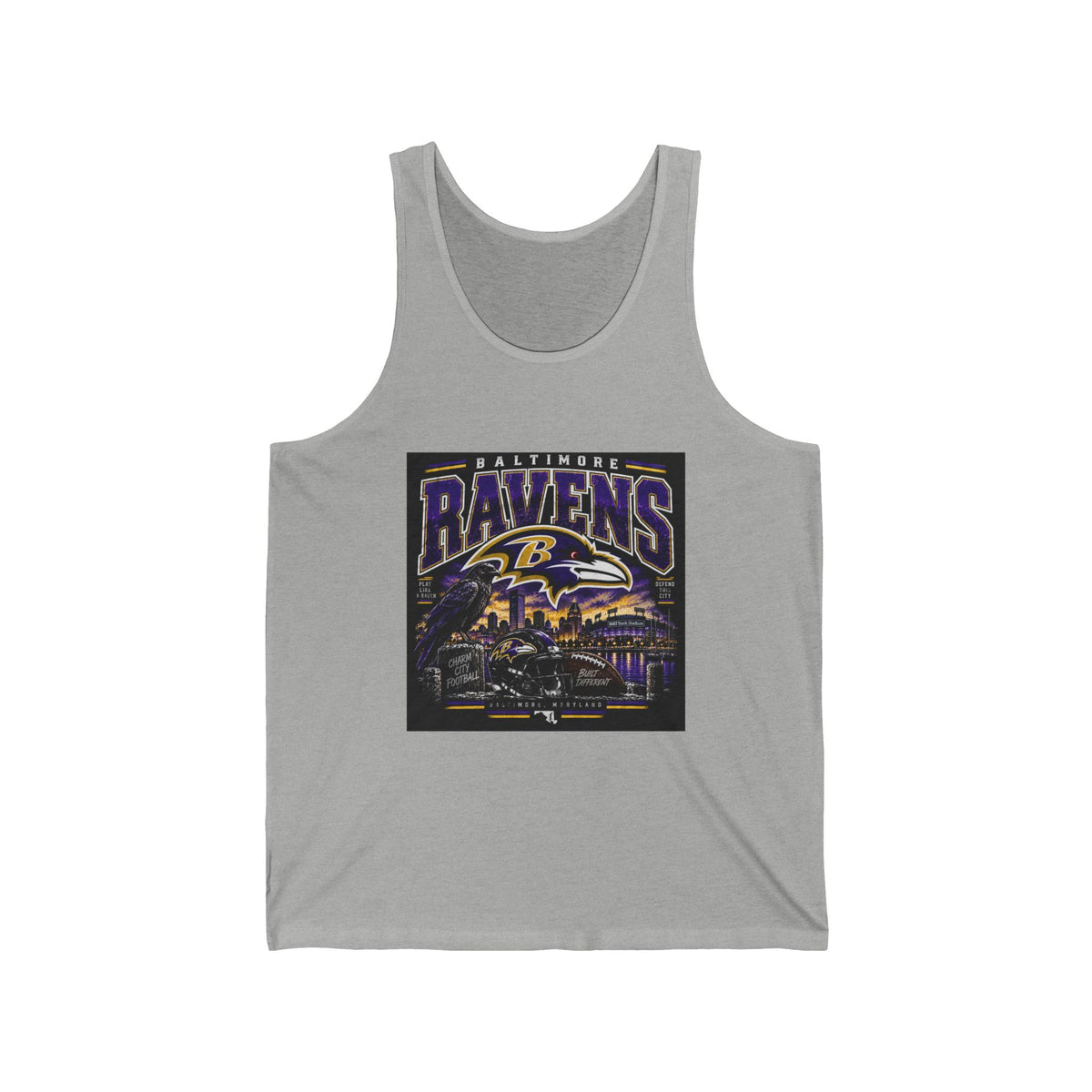 Baltimore Ravens Skyline Tee - Athletic Tank