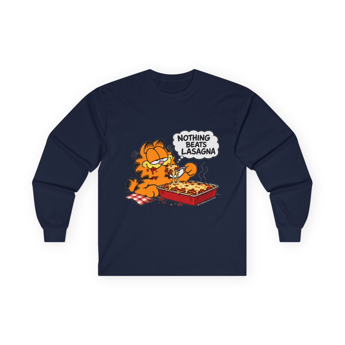 Nothing Beats Lasagna - Unisex Ultra Cotton Long Sleeve Tee