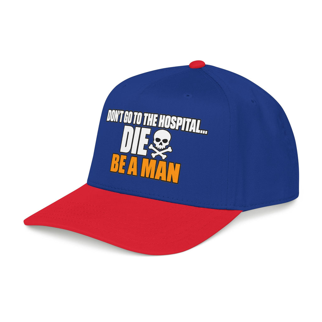 Dont Go to the Hospital - White Outlined - OTTO Baseball Hat