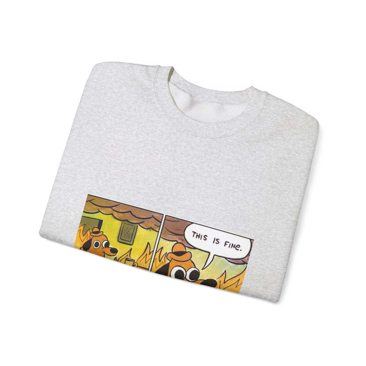 This Is Fine - Crewneck Sweatshirt
