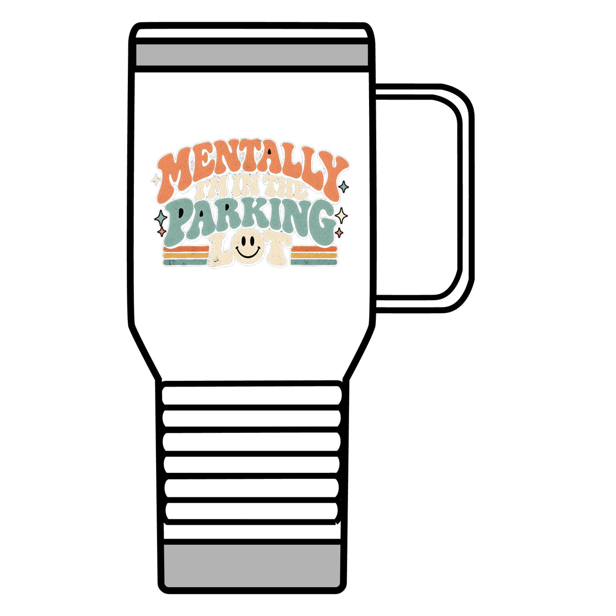 Secretly Plotting Dark Parking - 20oz Insulated Mug