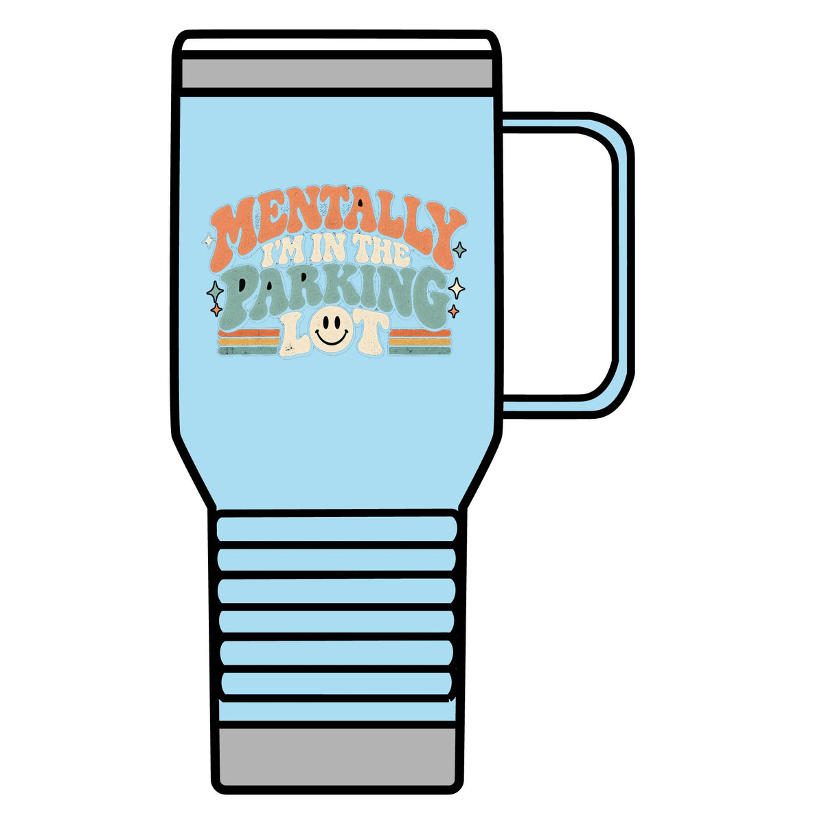 Secretly Plotting Dark Parking - 20oz Insulated Mug
