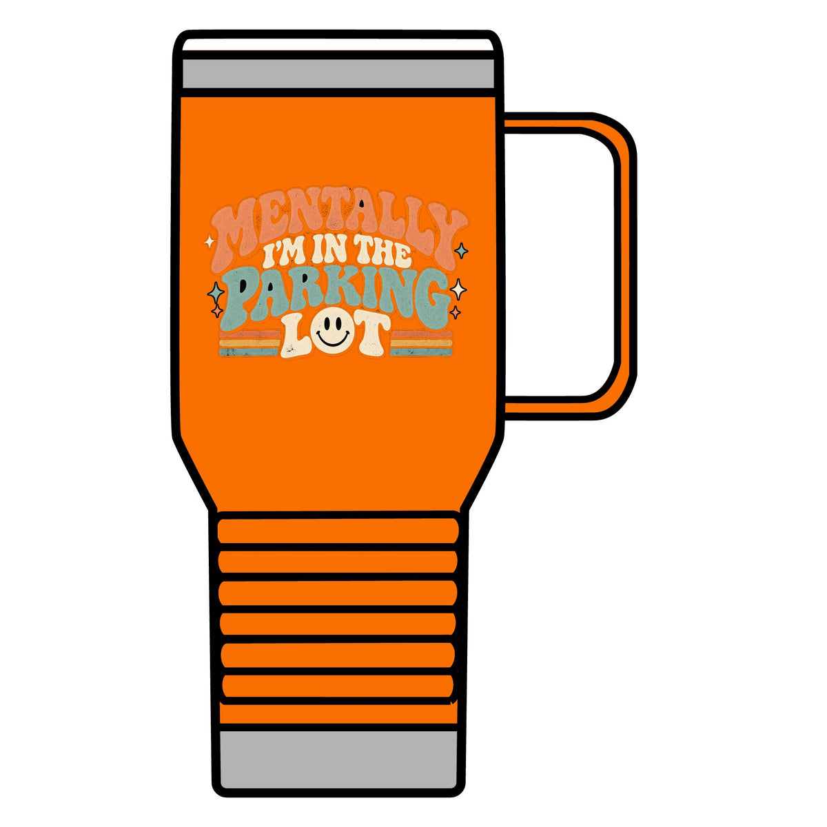 Secretly Plotting Dark Parking - 20oz Insulated Mug