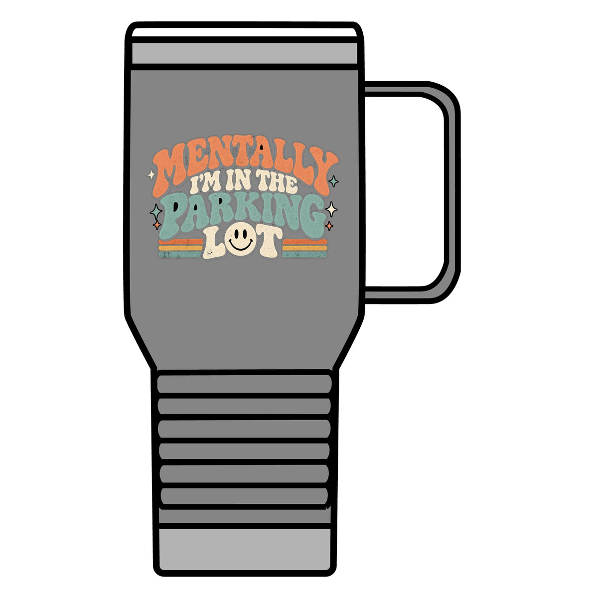 Secretly Plotting Dark Parking - 20oz Insulated Mug
