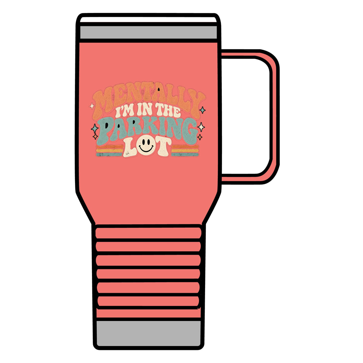 Secretly Plotting Dark Parking - 20oz Insulated Mug