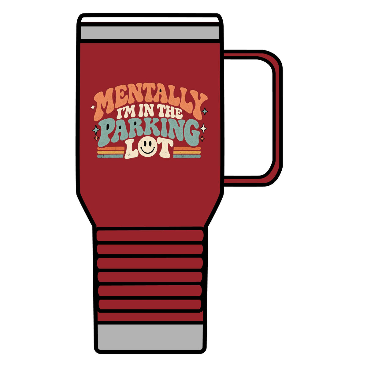 Secretly Plotting Dark Parking - 20oz Insulated Mug