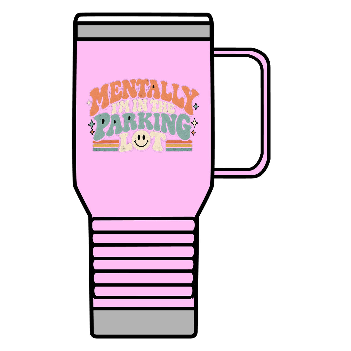 Secretly Plotting Dark Parking - 20oz Insulated Mug